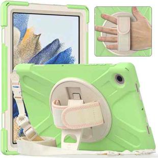 For Samsung Galaxy Tab A8 10.5 2021 Silicone + PC Tablet Case(Matcha Green)