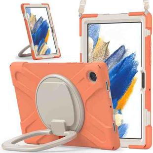 For Samsung Galaxy Tab A8 10.5 2021 Silicone + PC Tablet Case(Living Coral)