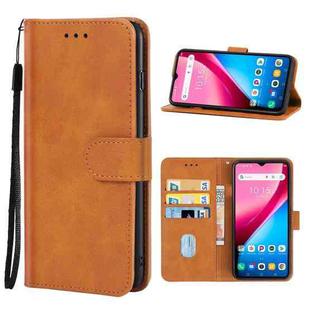 Leather Phone Case For Infinix Smart 5 Pro(Brown)