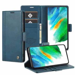 For Samsung Galaxy S22 / S22+ LC.IMEEKE PU + TPU Skin-friendly Feeling Leather Phone Case(Blue)