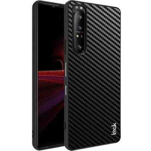 For Sony Xperia 1 III imak LX-5 Series PC + TPU Case with Screen Protector(Carbon Fiber Texture)