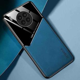 For Huawei nova 8i All-inclusive Leather + Organic Glass Phone Case(Royal Blue)