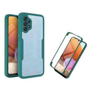For Samsung Galaxy A32 4G Acrylic + TPU 360 Degrees Full Coverage Shockproof Phone Case(Green)