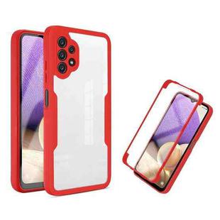For Samsung Galaxy A32 5G Acrylic + TPU 360 Degrees Full Coverage Shockproof Phone Case(Red)