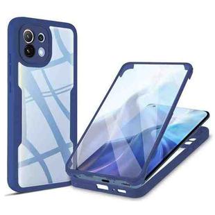 For Xiaomi Mi 11 Acrylic + TPU 360 Degrees Full Coverage Shockproof Phone Case(Blue)