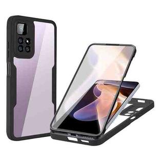 For Xiaomi Redmi Note 11 Pro / Note 11 Pro+ Acrylic + TPU 360 Degrees Full Coverage Shockproof Phone Case(Black)