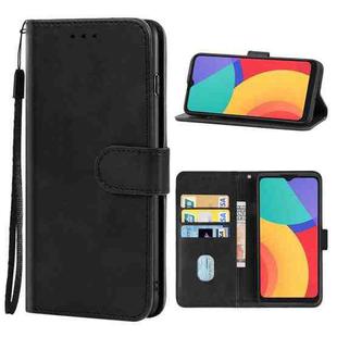 Leather Phone Case For Alcatel 3L 2021 / 1S 2021 / Vodafone Smart V12(Black)