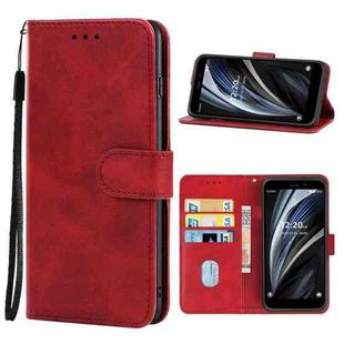 Leather Phone Case For Oukitel WP12 Pro / WP12(Red)