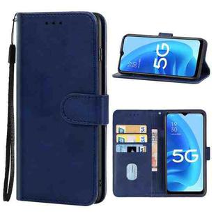 For OPPO A56 5G Leather Phone Case(Blue)