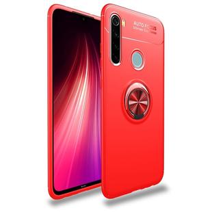 For Xiaomi Redmi Note 8T Lenuo Shockproof TPU Protective Case with Invisible Holder(Red)