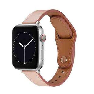 Nail Button Watch Band For Apple Watch Series 8&7 41mm / SE 2&6&SE&5&4 40mm / 3&2&1 38mm(Pink)