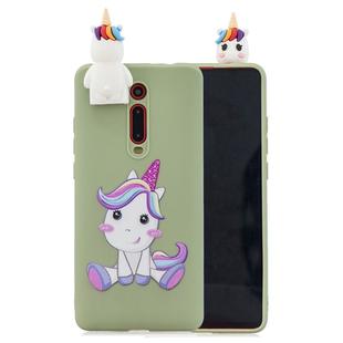For Xiaomi Redmi K20 Cartoon Shockproof TPU Protective Case with Holder(Unicorn)