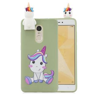 For Xiaomi Redmi Note 4 / 4X Cartoon Shockproof TPU Protective Case with Holder(Unicorn)