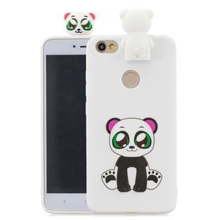 For Xiaomi Redmi Note 5A Cartoon Shockproof TPU Protective Case with Holder(Panda)