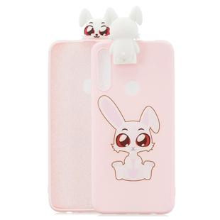 For Huawei P Smart Z Cartoon Shockproof TPU Protective Case with Holder(Rabbit)