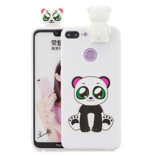 For Huawei Honor 9 Lite Cartoon Shockproof TPU Protective Case with Holder(Panda)