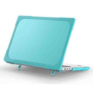TPU + PC Two Color Laptop Protective Case For MacBook Pro 14.2 inch A2442 2021(Light Blue)