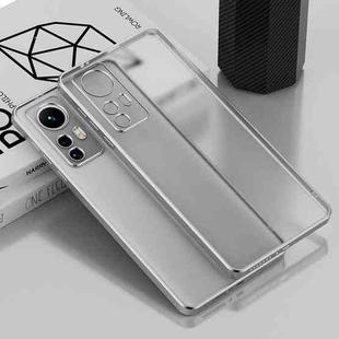 For Xiaomi 12 Electroplated Frosted Phone Case(Silver)