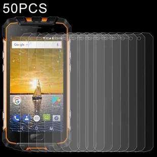 50 PCS 0.26mm 9H 2.5D Tempered Glass Film For Ulefone Armor 2S