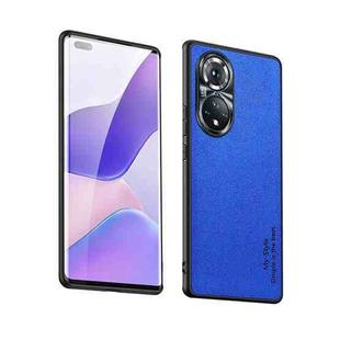 For Huawei nova 9 Suede Leather Phone Case(Blue)