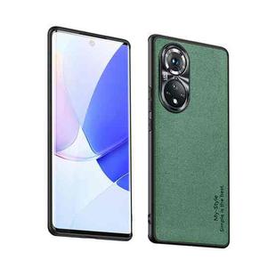For Huawei nova 9 Pro Suede Leather Phone Case(Matcha Green)
