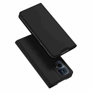 For OPPO Reno7 5G DUX DUCIS Skin Pro Series Flip Leather Phone Case(Black)