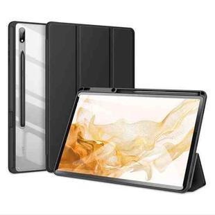For Samsung Galaxy Tab S8/S7 DUX DUCIS TOBY Series Horizontal Flip Tablet Case(Black)