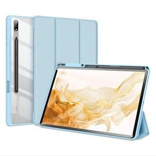 For Samsung Galaxy Tab S8/S7 DUX DUCIS TOBY Series Horizontal Flip Tablet Case(Blue)
