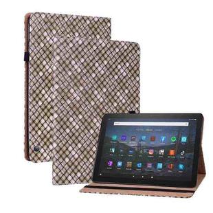 For Amazon Kindle Fire HD8 2020 Color Weave Smart Leather Tablet Case(Brown)