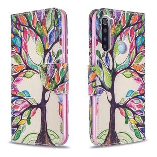 For Xiaomi Redmi 8T Colored Drawing Pattern Horizontal Flip Leather Case with Holder & Card Slots & Wallet(Life Tree)