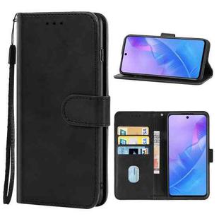 Leather Phone Case For Huawei Enjoy 20 SE 4G(Black)