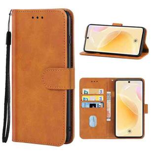 Leather Phone Case For Huawei nova 8(Brown)