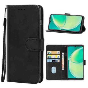 Leather Phone Case For Huawei nova Y60(Black)