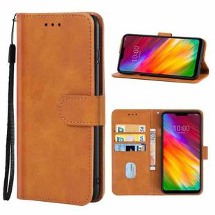 Leather Phone Case For LG G7 Fit(Brown)