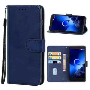 Leather Phone Case For Alcatel 1C(Blue)