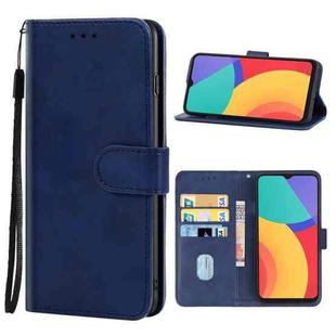 Leather Phone Case For Alcatel 1S(Blue)