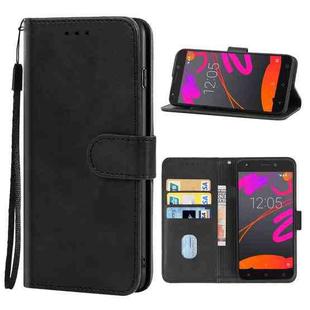 Leather Phone Case For BQ Aquaris M5(Black)