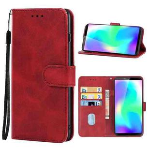 Leather Phone Case For CUBOT X19(Red)