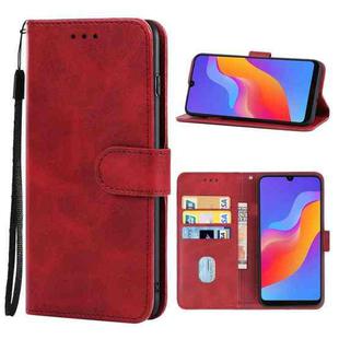 Leather Phone Case For Honor 8A Pro(Red)