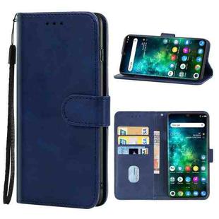 Leather Phone Case For TCL 10 Pro(Blue)