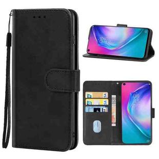 Leather Phone Case For Tecno Pouvoir 4(Black)