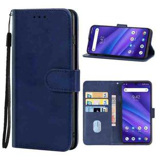 Leather Phone Case For UMIDIGI A5 Pro(Blue)