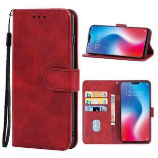 Leather Phone Case For vivo V9(Red)
