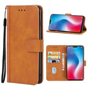 Leather Phone Case For vivo V9(Brown)