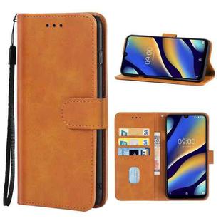 Leather Phone Case For Wiko View3(Brown)