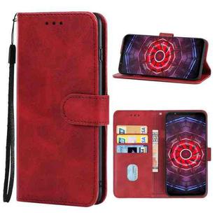 Leather Phone Case For ZTE nubia Red Magic 3(Red)