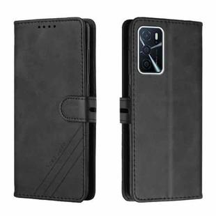 For OPPO A55 5G / A56 5G Cow Texture Leather Phone Case(Black)