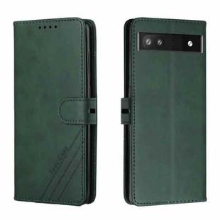 For Google Pixel 6a Cow Texture Leather Phone Case(Green)