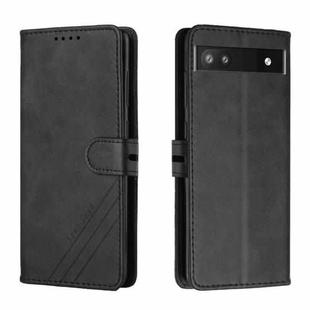 For Google Pixel 6a Cow Texture Leather Phone Case(Black)