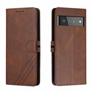 For Google Pixel 6 Pro Cow Texture Leather Phone Case(Brown)